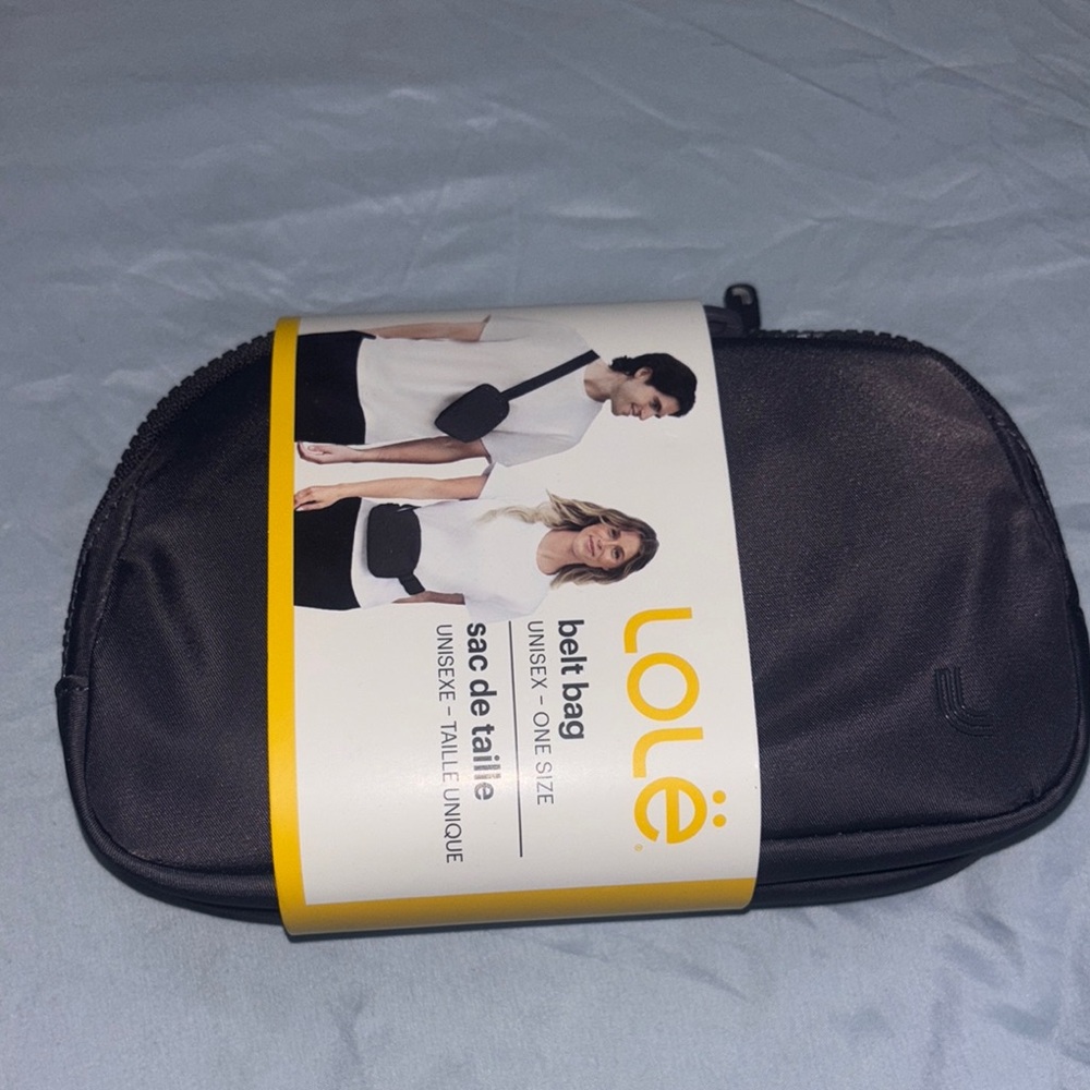 Lole Classic Black Belt Bag